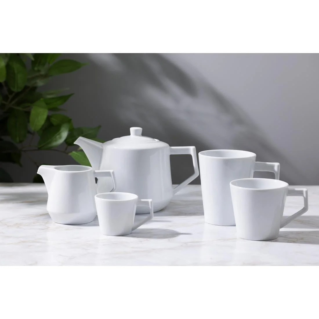Olympia Whiteware Deco Cups 150ml (6 Pack) - Image 4