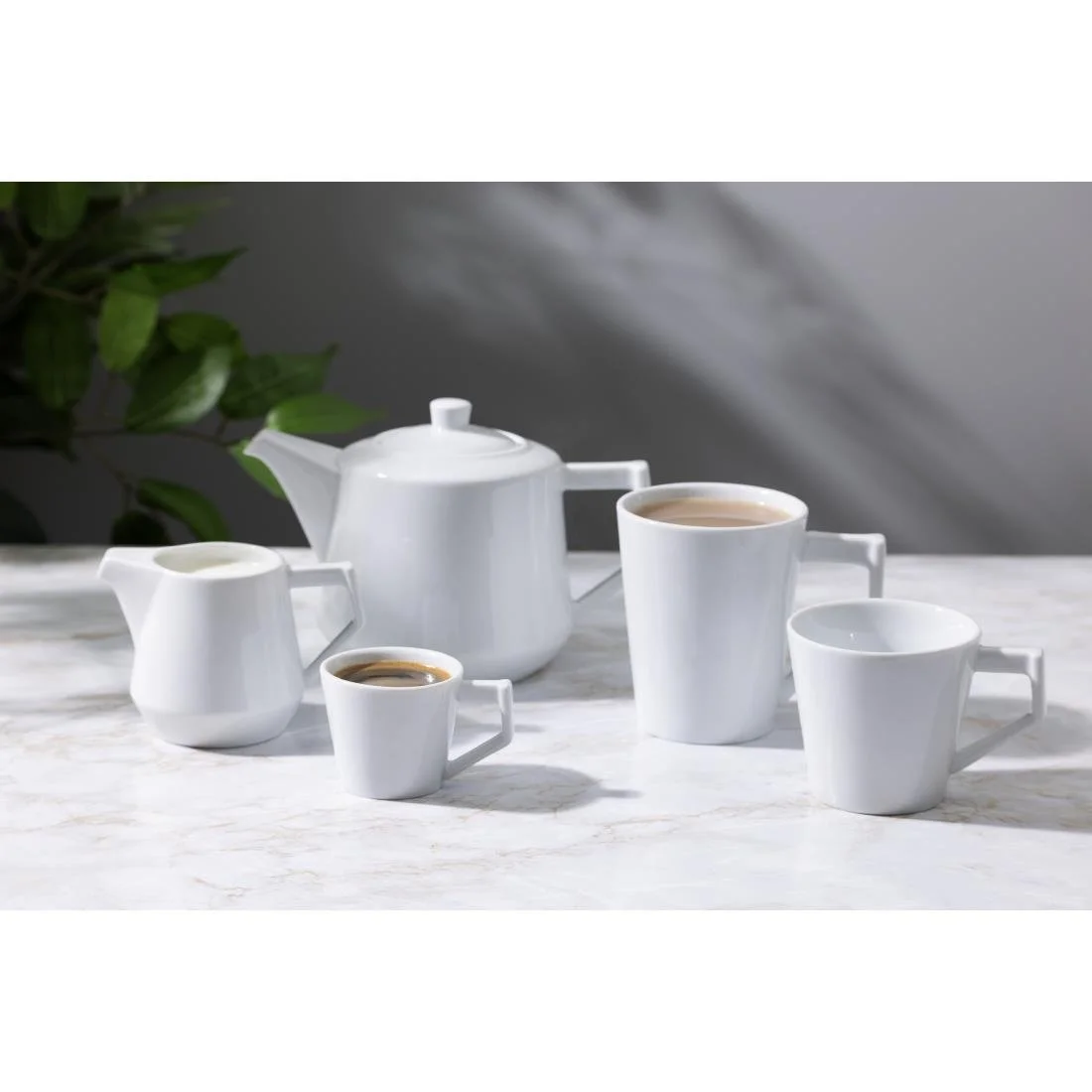 Olympia Whiteware Deco Cups 300ml (6 Pack) - Image 5