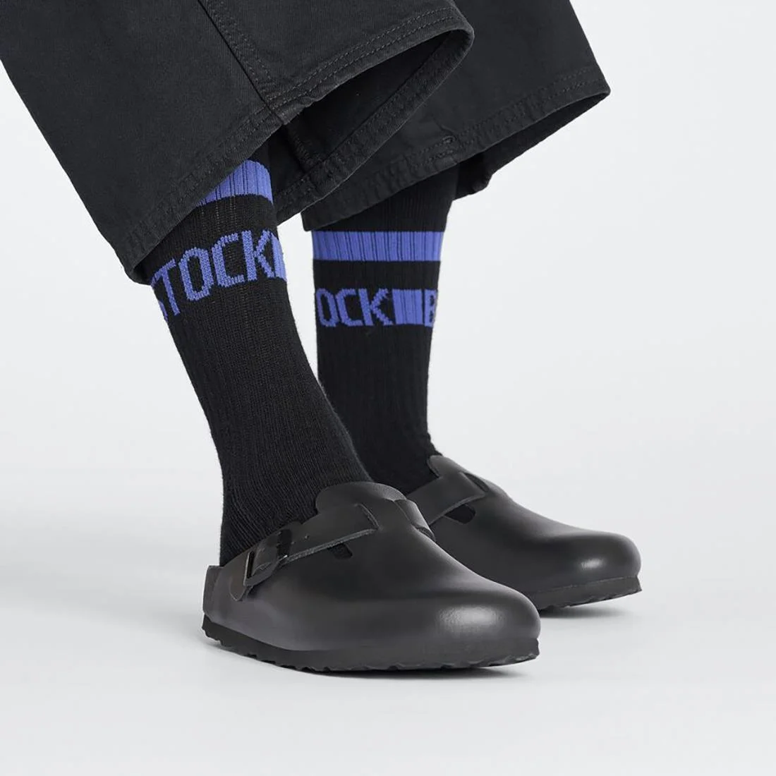 Birkenstock Cotton Tennis Sock Black - Image 3