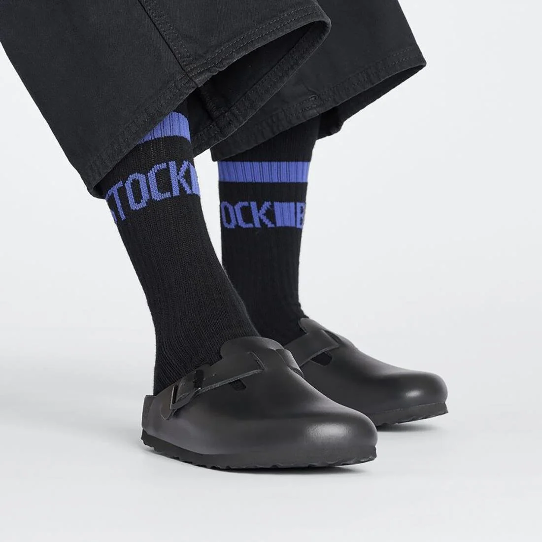 Birkenstock Cotton Tennis Sock Black - Image 2