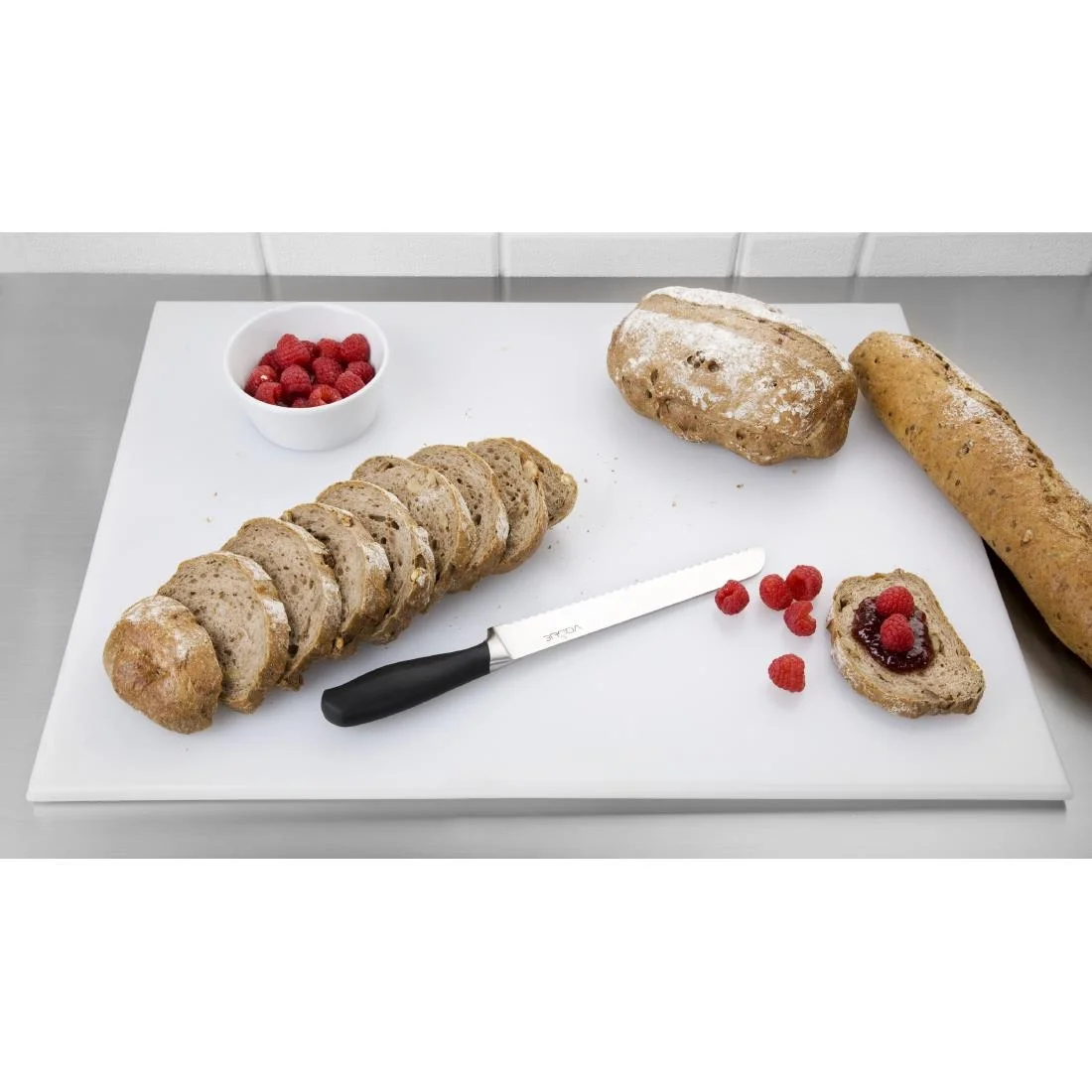 Hygiplas High Density White Chopping Board Large - Image 4