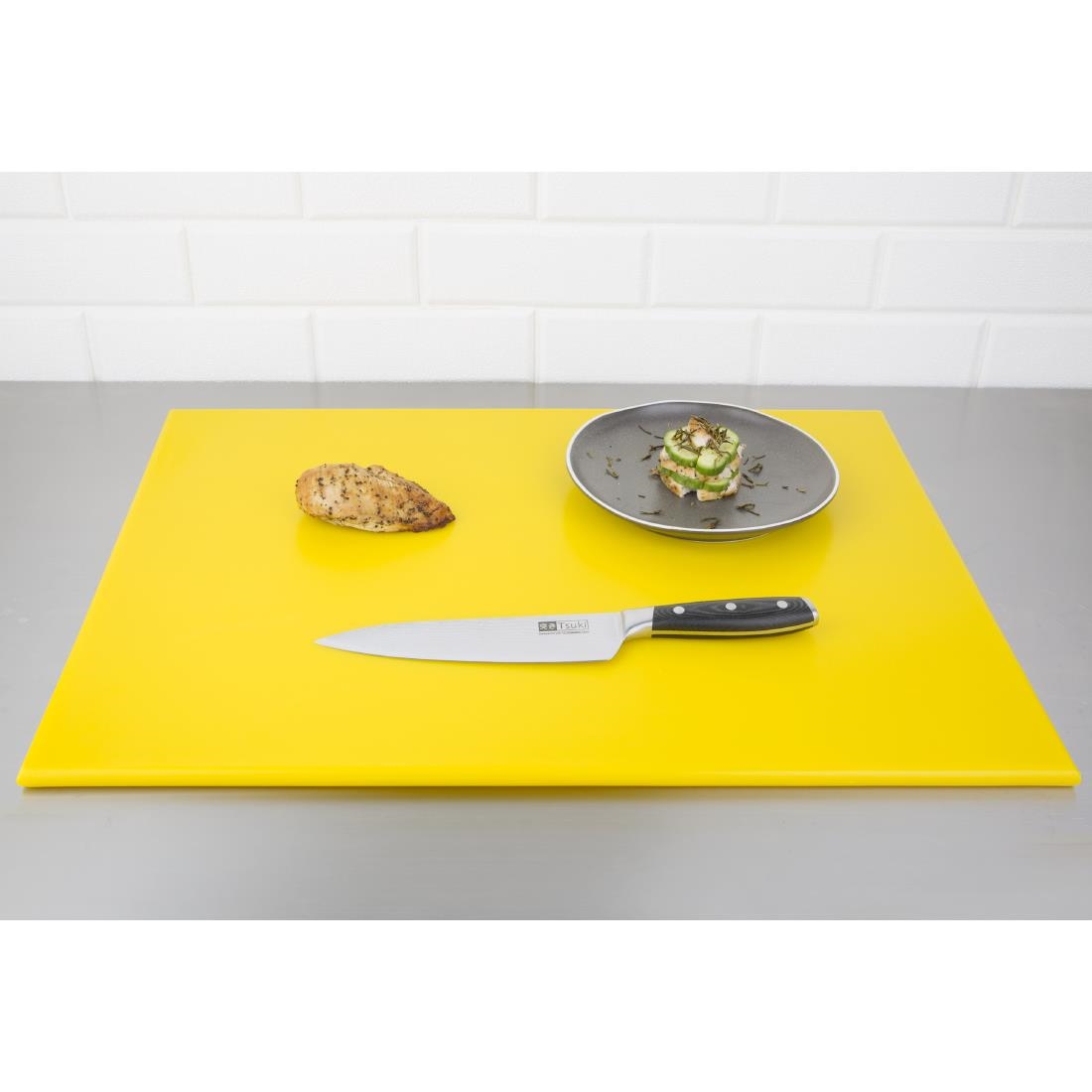 Hygiplas High Density Yellow Chopping Board Large