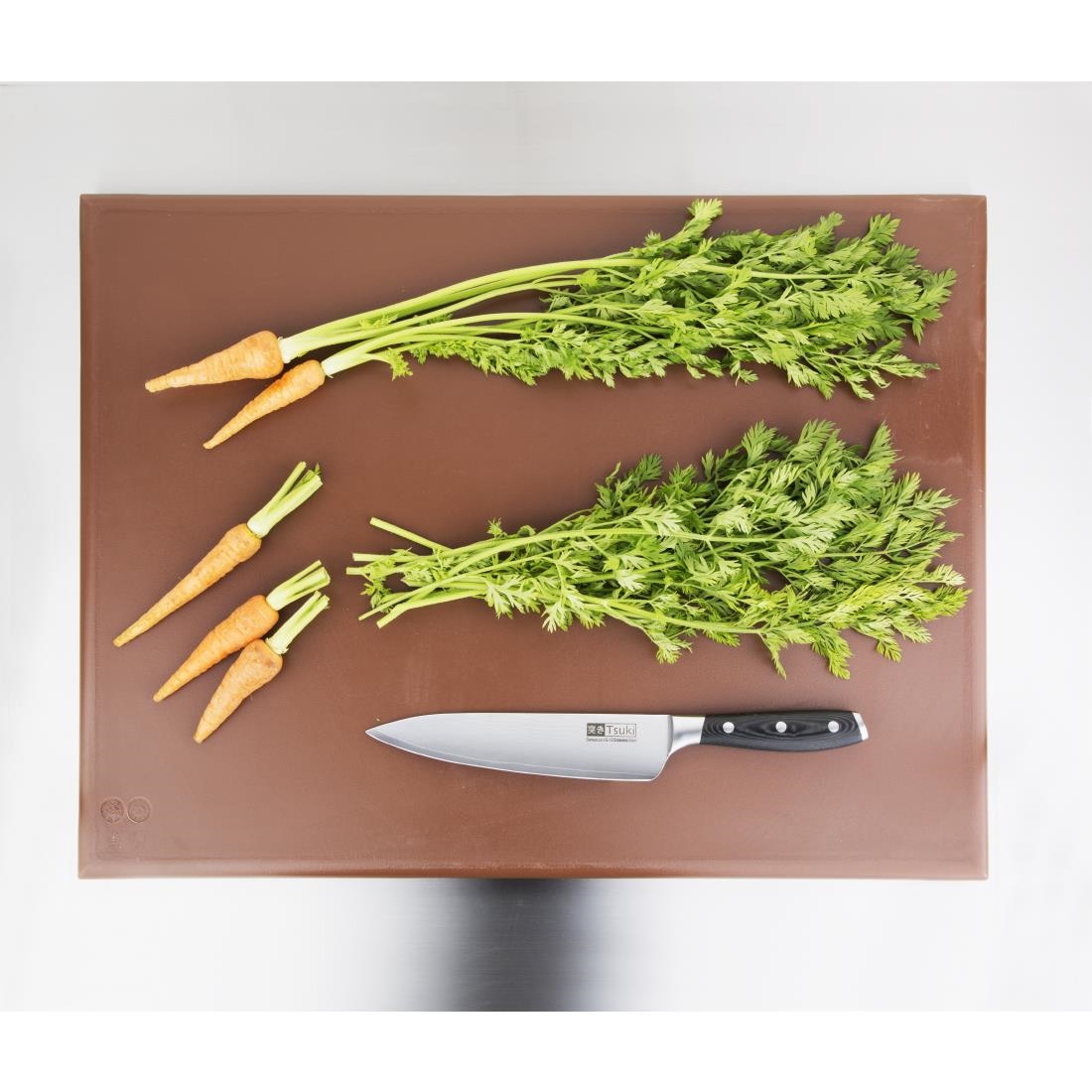 Hygiplas Extra Large High Density Brown Chopping Board