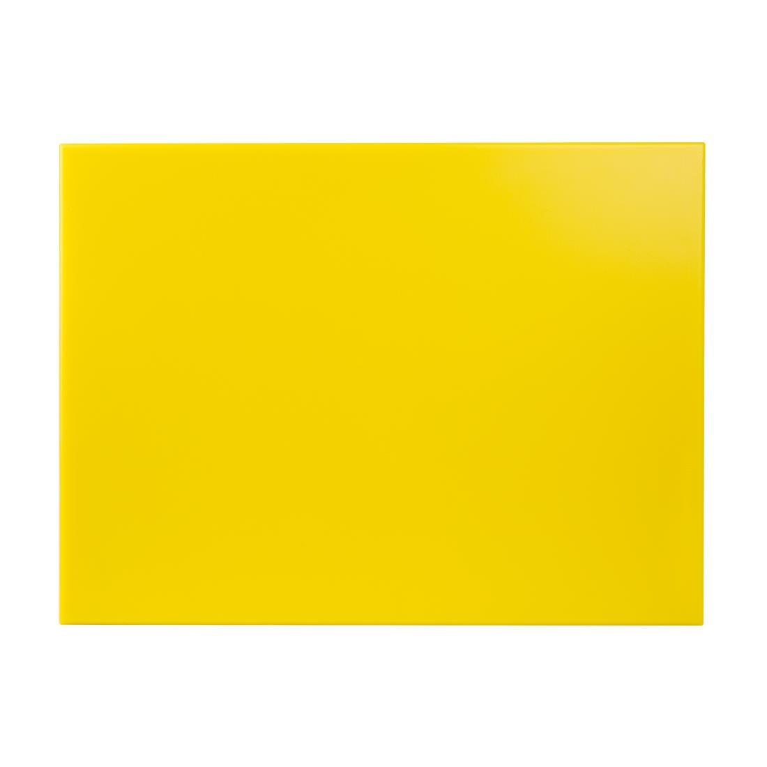 Hygiplas Extra Large High Density Yellow Chopping Board