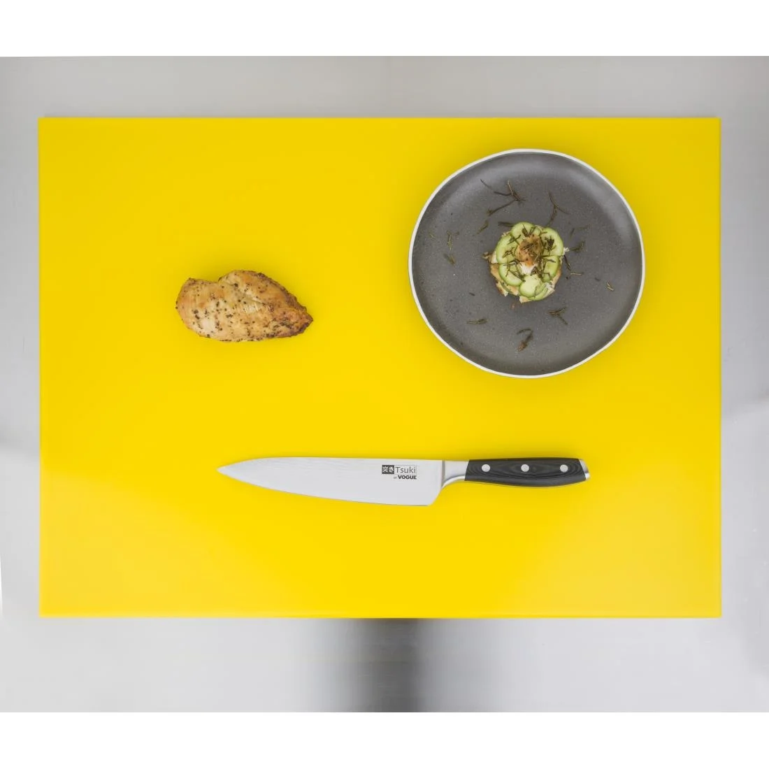 Hygiplas Extra Large High Density Yellow Chopping Board - Image 6