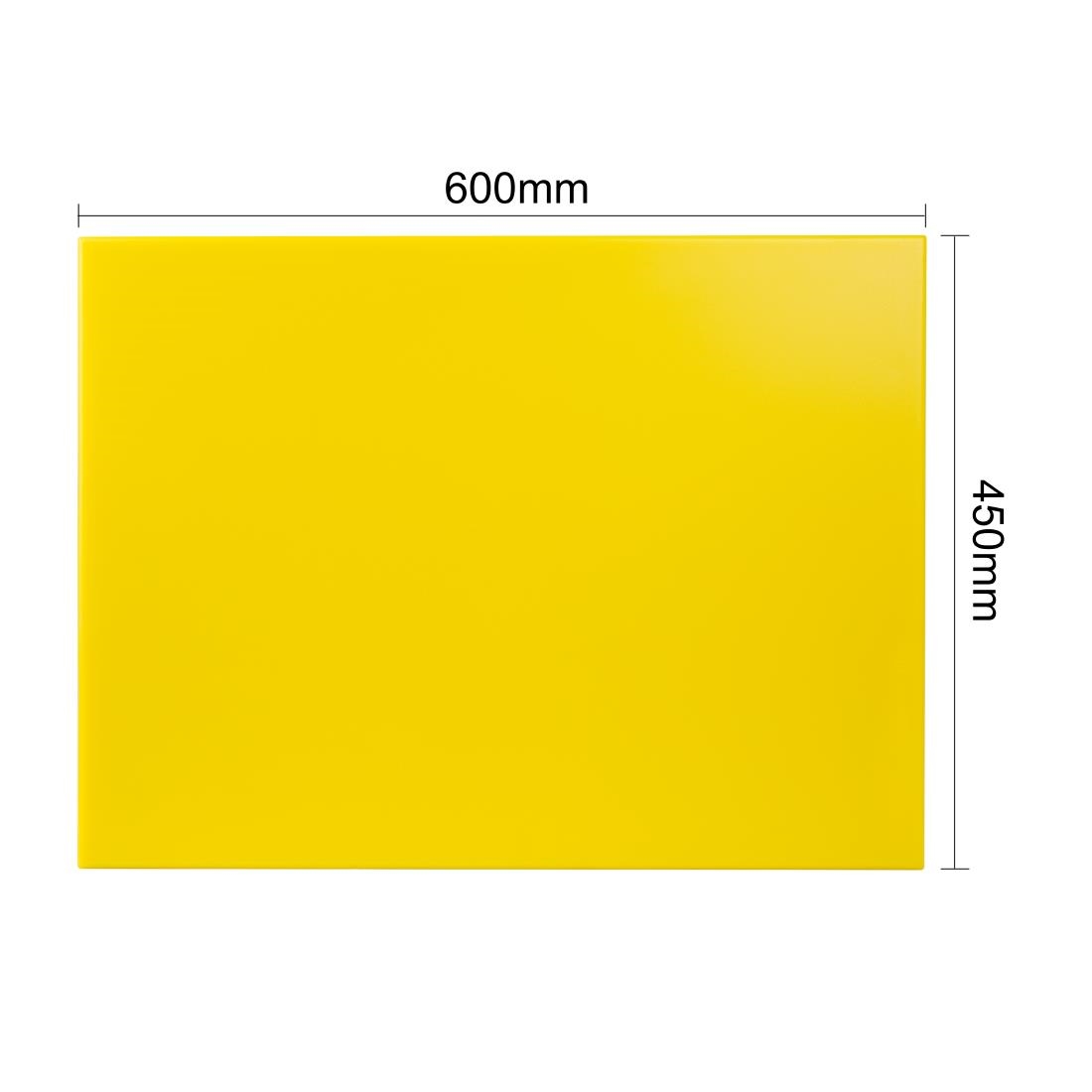 Hygiplas Extra Large High Density Yellow Chopping Board