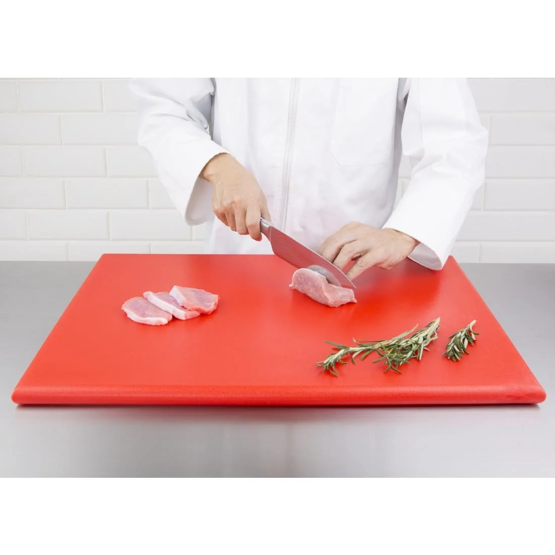 Hygiplas Extra Large High Density Red Chopping Board - Image 5