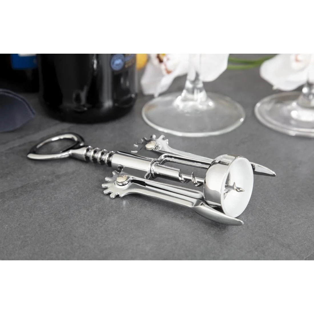 Winged Bottle Opener and Corkscrew - Image 2
