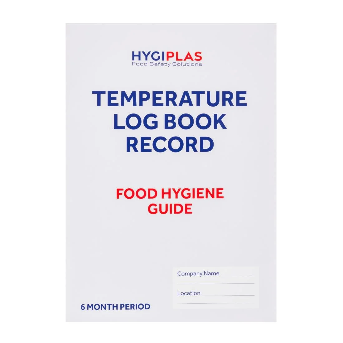 Temperature Log Book