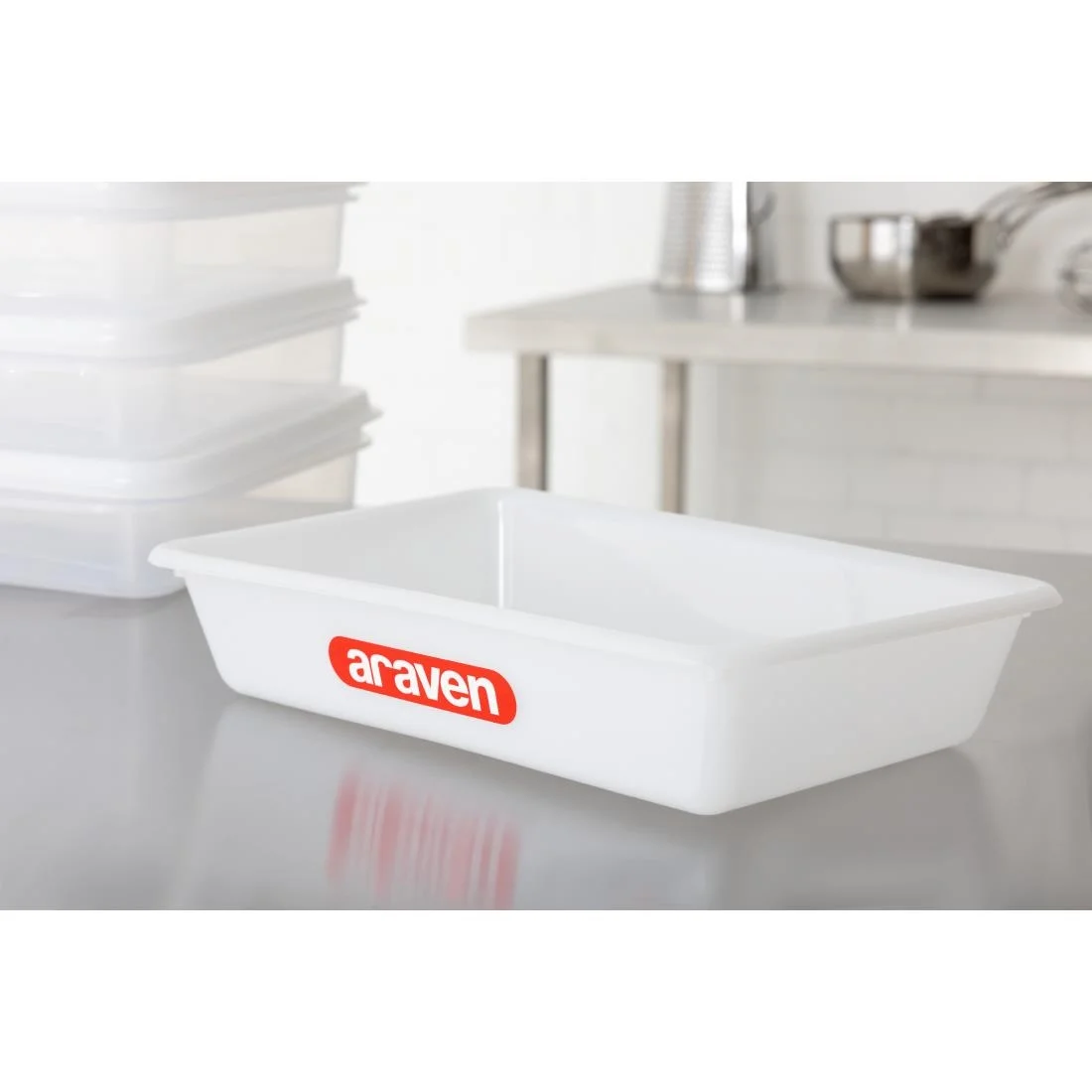 Araven Shallow Food Storage Tray 12in - Image 4