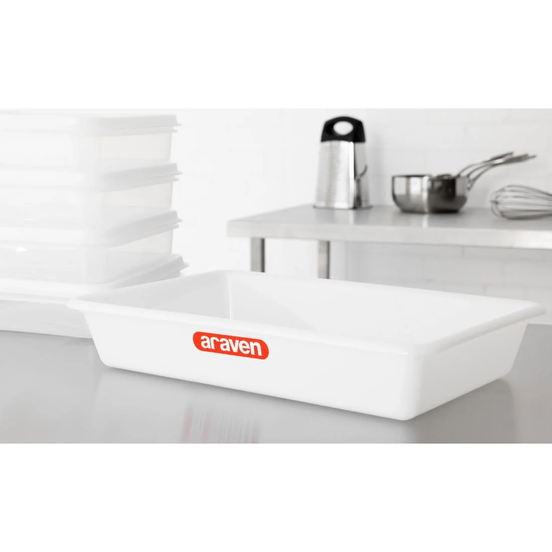 Araven Shallow Food Storage Tray 17in - Image 4