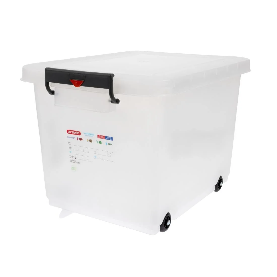 Mobile Food Storage Bin with Lid