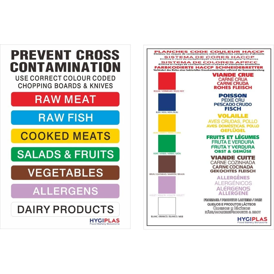 Hygiplas Colour Coded Wall Chart - Image 2