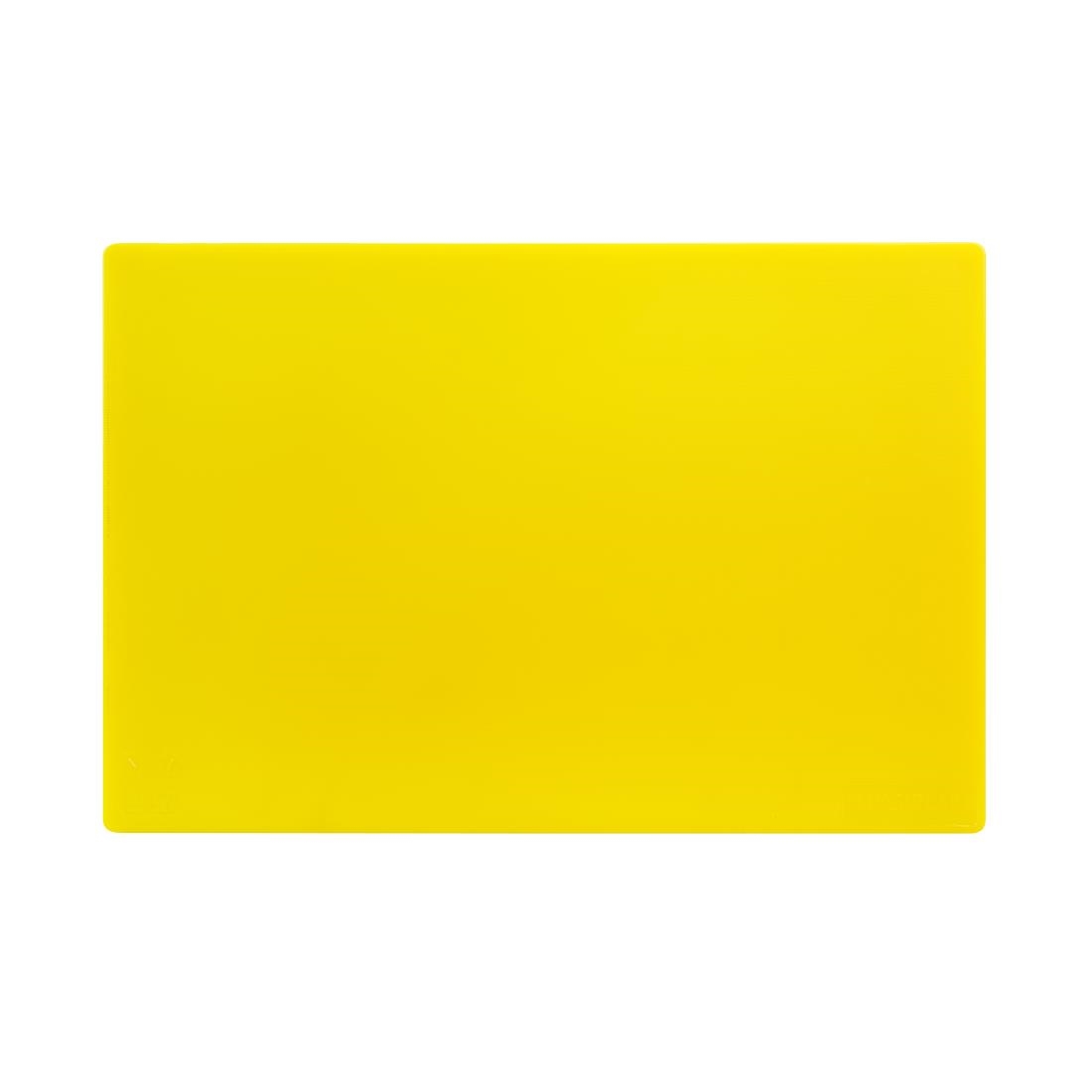 Hygiplas Standard Low Density Yellow Chopping Board