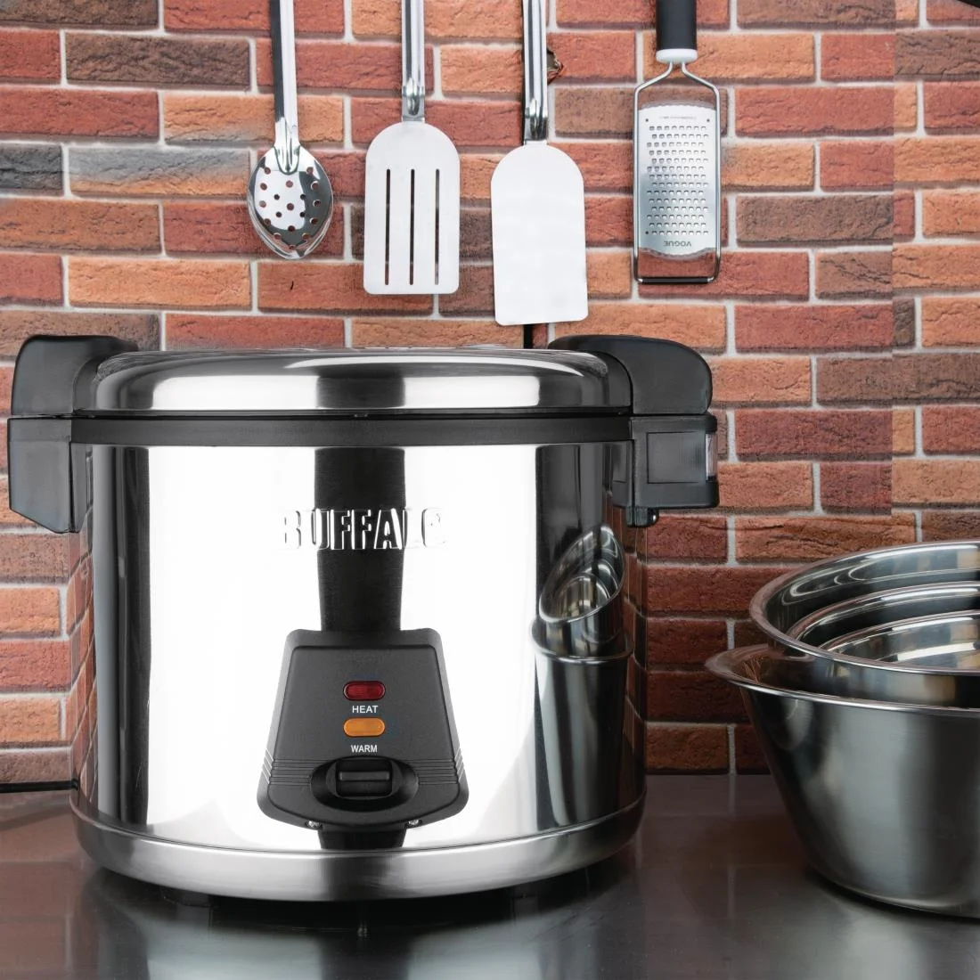 Buffalo Commercial Rice Cooker 6Ltr - Image 2