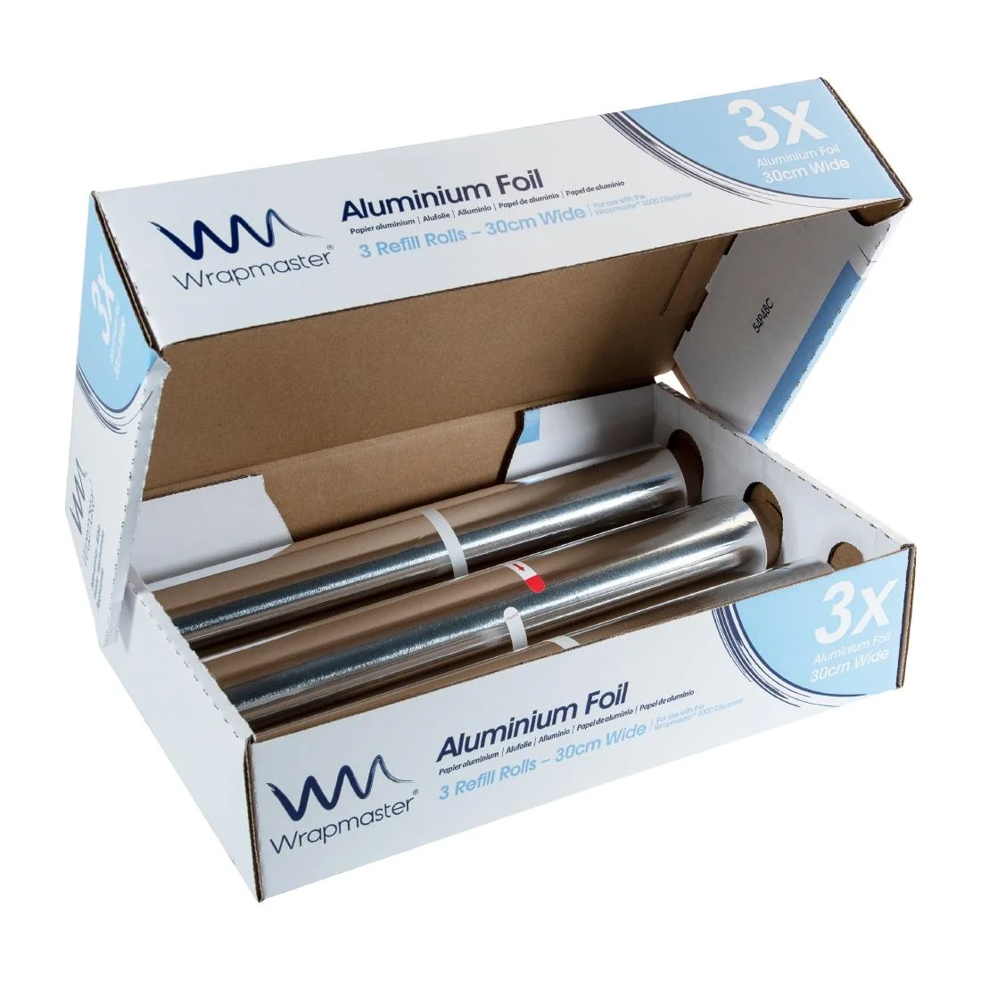 Wrapmaster Aluminium Foil 300mm x 90m (Pack of 3) - Image 3