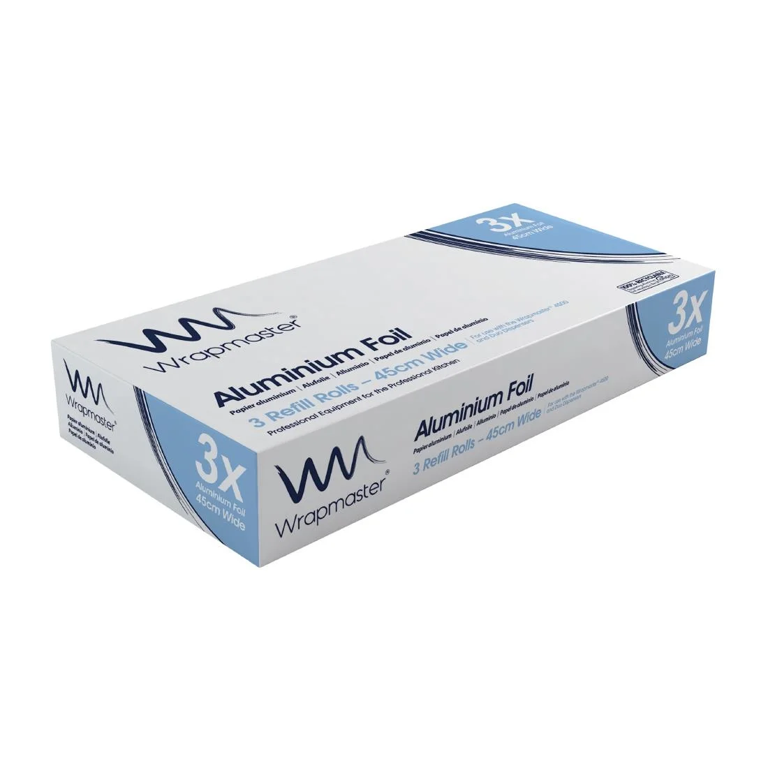 Wrapmaster Aluminium Foil 450mm x 90m (Pack of 3) - Image 2