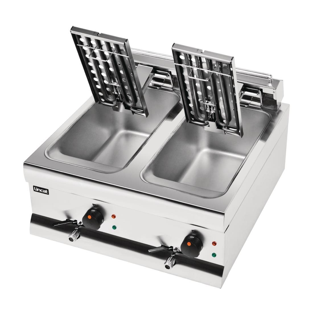 Lincat Silverlink Double Tank Countertop Fryer DF66