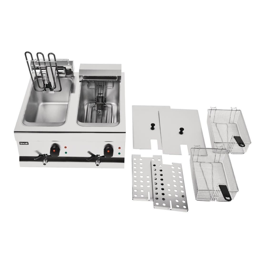 Lincat Silverlink Double Tank Countertop Fryer DF66