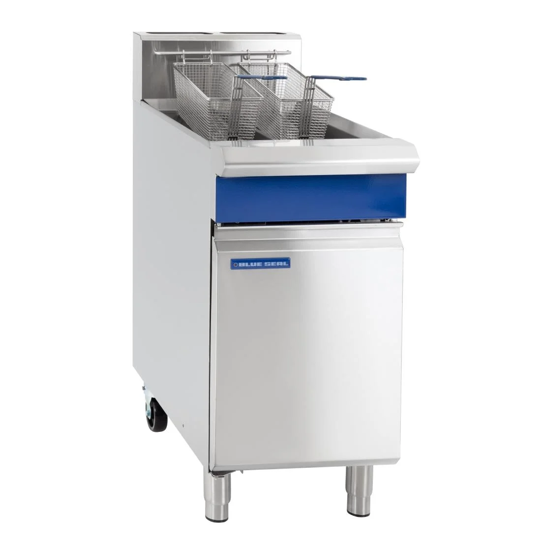 Blue Seal Free Standing Natural Gas Twin Fryer GT46