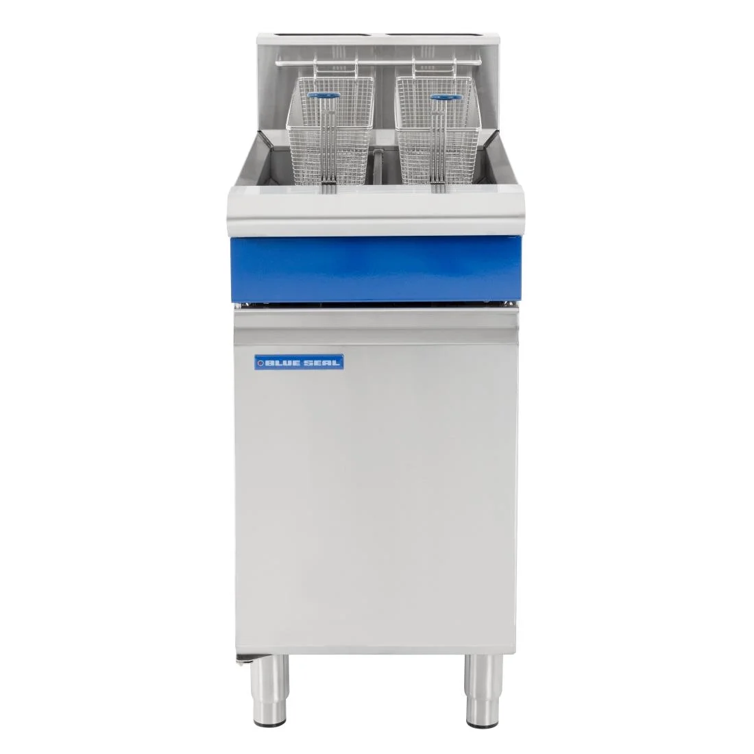 Blue Seal Free Standing Natural Gas Twin Fryer GT46 - Image 2