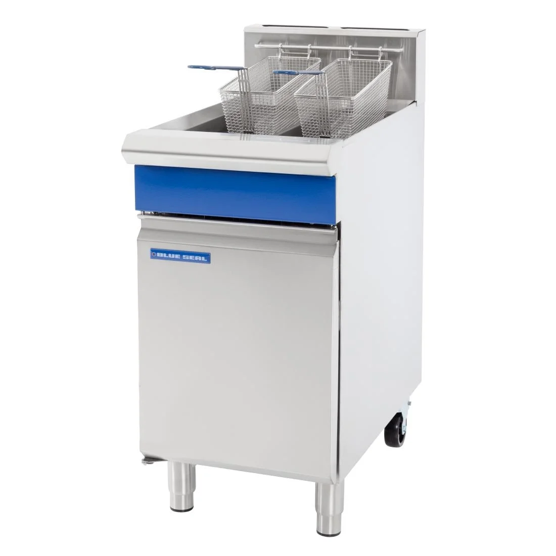 Blue Seal Free Standing Natural Gas Twin Fryer GT46 - Image 3