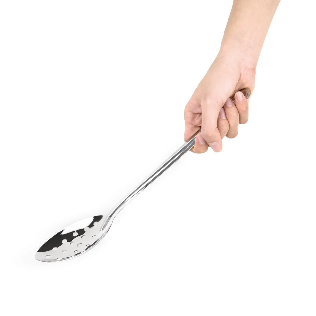 Vogue Stainless Steel Perforated Serving Spoon - Image 3