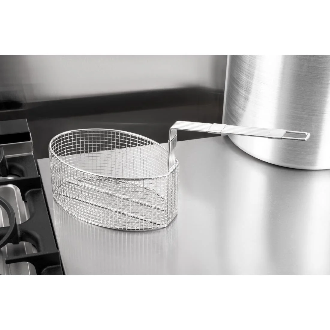 Vogue Oval Frying Basket - Image 5