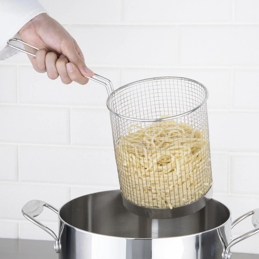 Vogue Stainless Steel Spaghetti Basket - Image 5