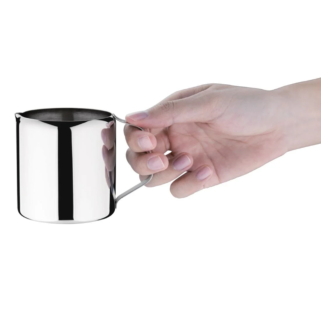 Olympia Concorde Milk Jug Stainless Steel 10oz - Image 2
