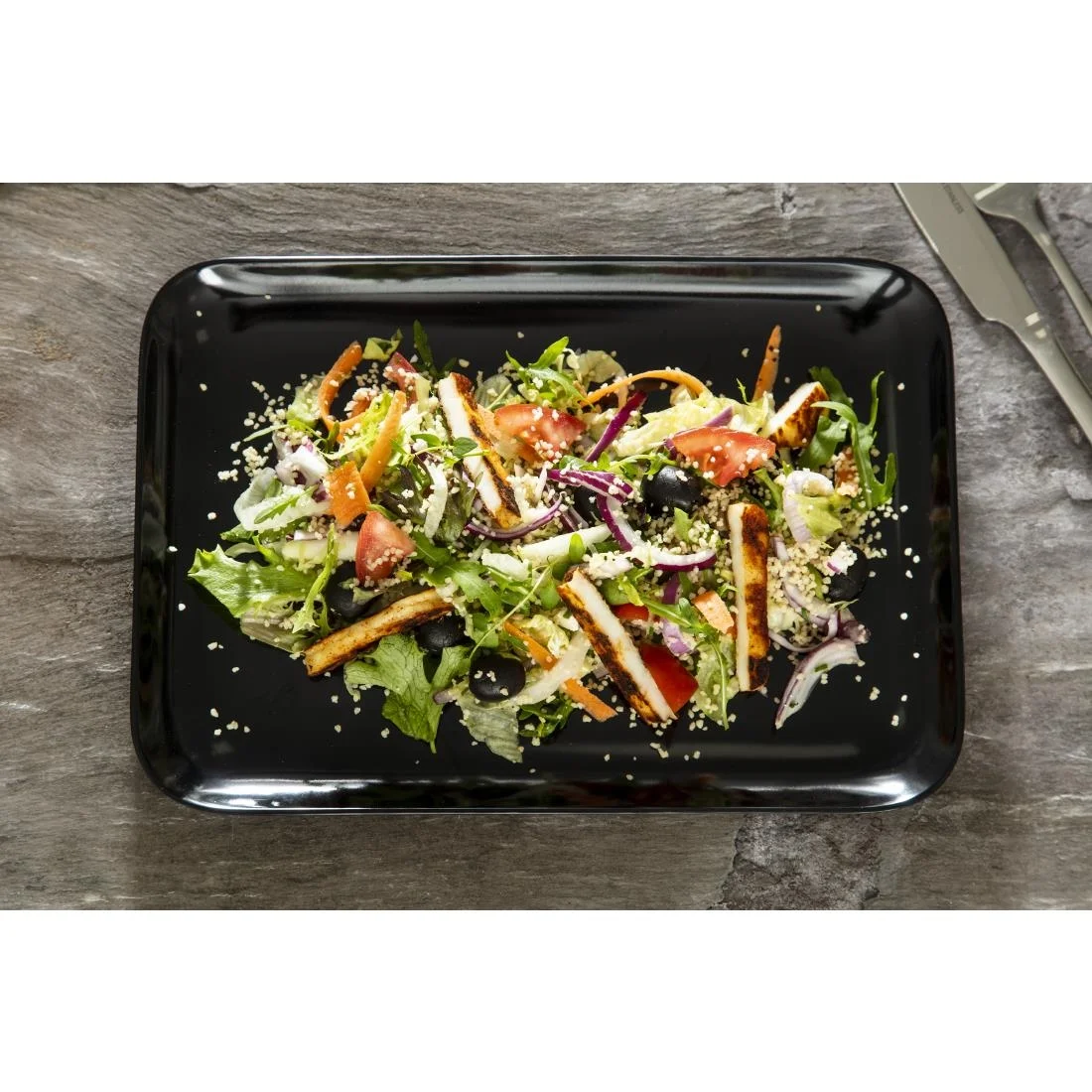 Rectangular Black Medium Platter - Image 6