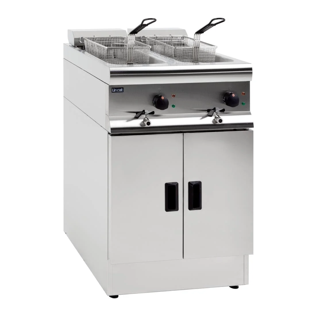 Lincat Silverlink 600 Free Standing Double Electric Fryer J12