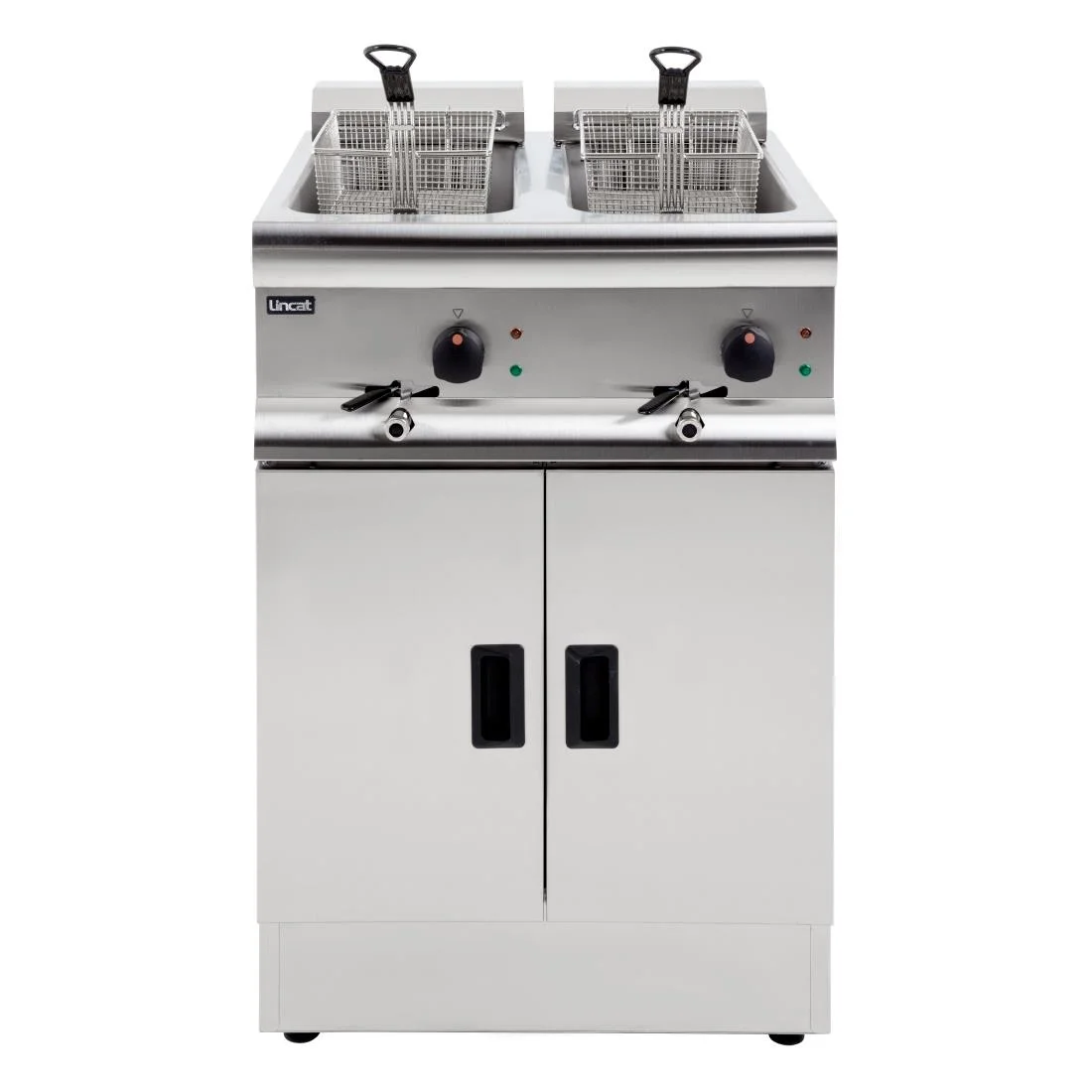Lincat Silverlink 600 Free Standing Double Electric Fryer J12 - Image 2