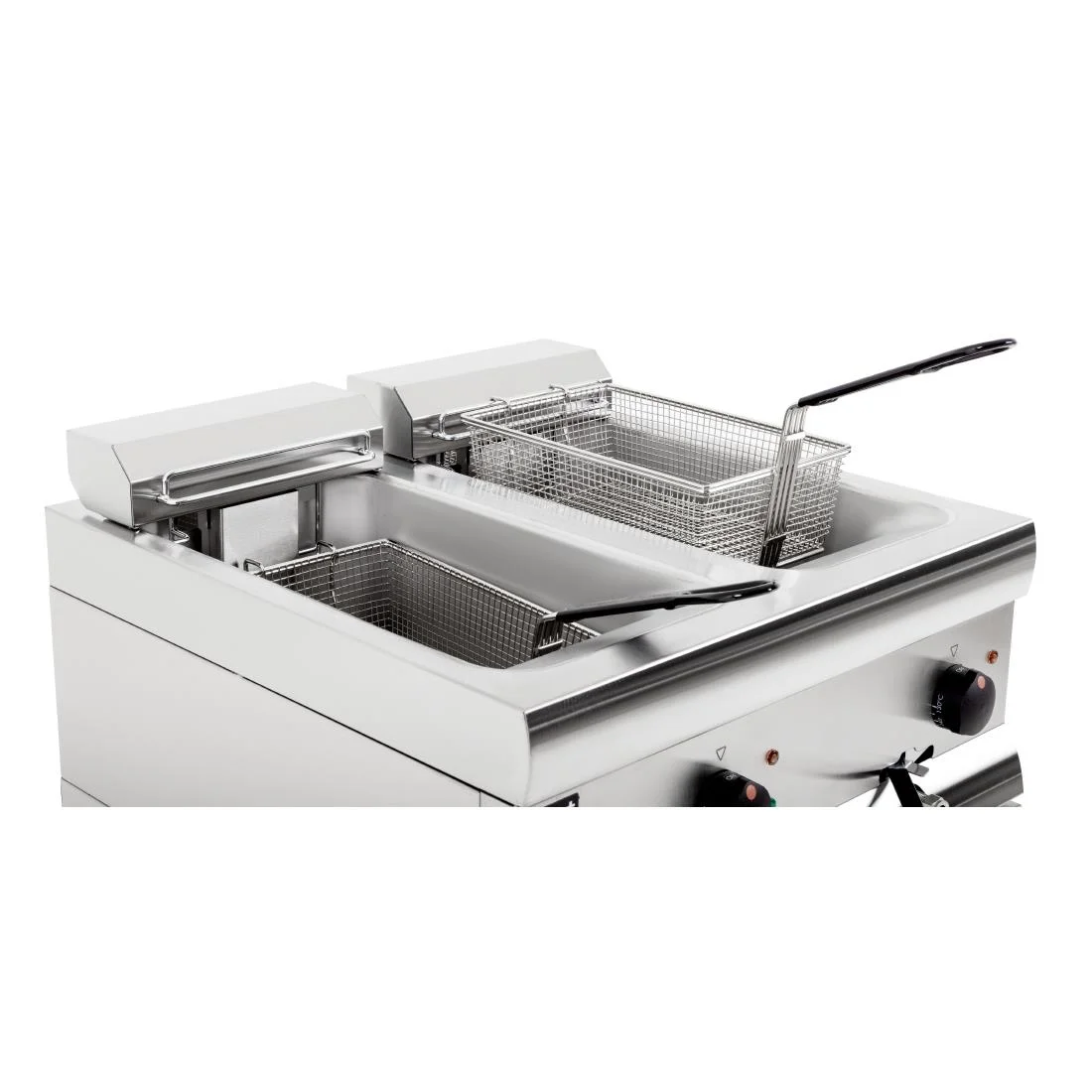 Lincat Silverlink 600 Free Standing Double Electric Fryer J12 - Image 8