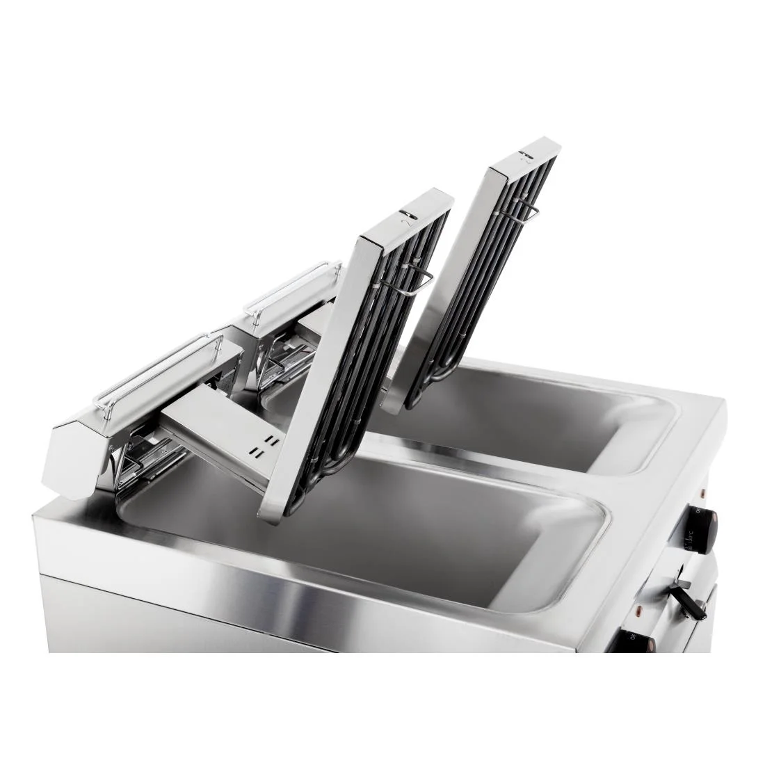 Lincat Silverlink 600 Free Standing Double Electric Fryer J12 - Image 10