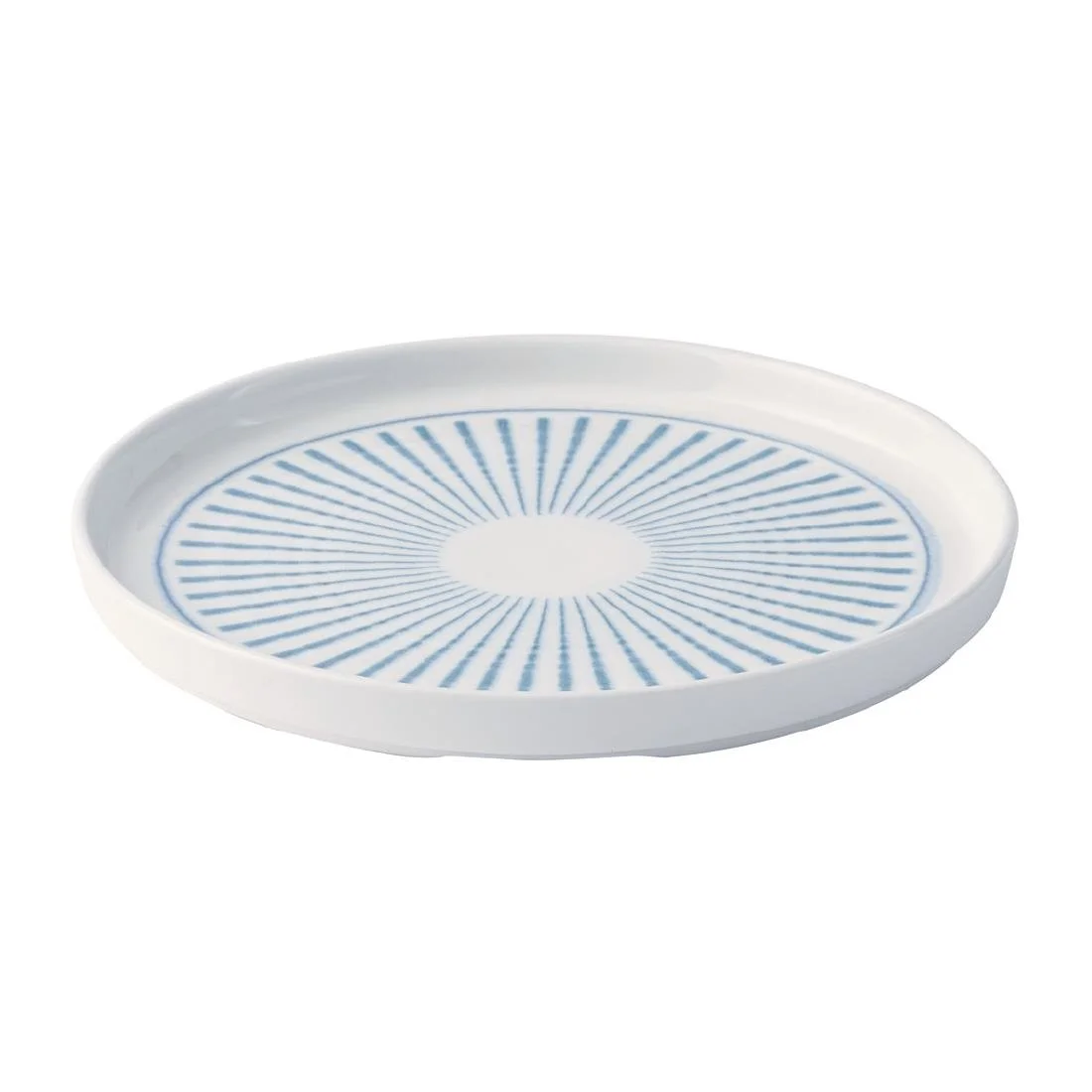 Churchill Era Blue Walled Plates 210mm (6 Pack) - Image 2