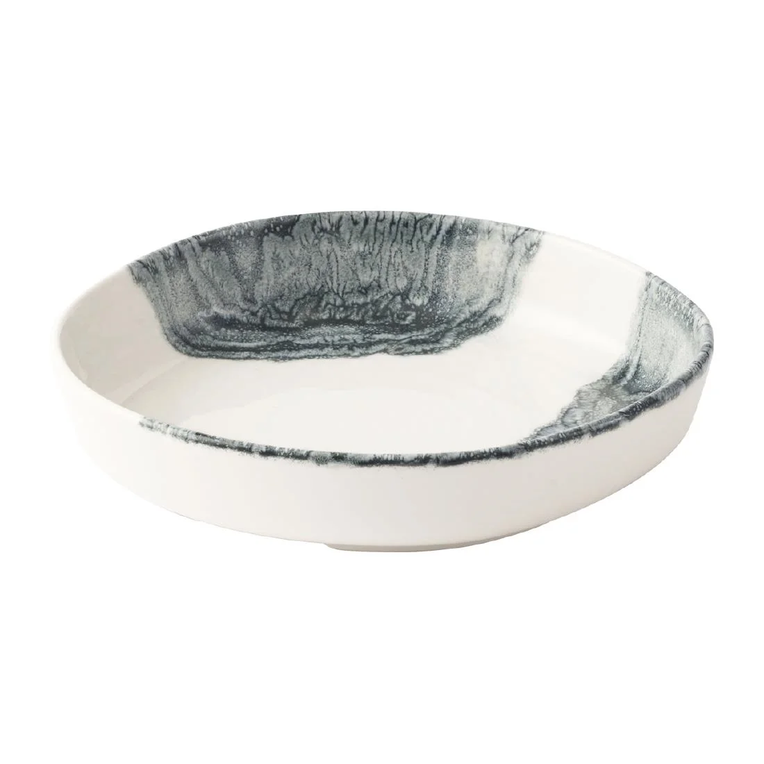 Churchill Tide Black Organic Walled Bowls 230mm (6 Pack) - Image 2
