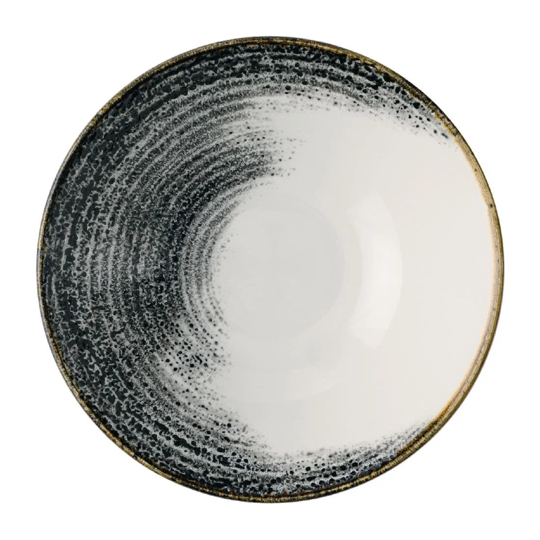 Churchill Homespun Accents Black Evolve Deep Bowls 220mm (6 Pack) - Image 1