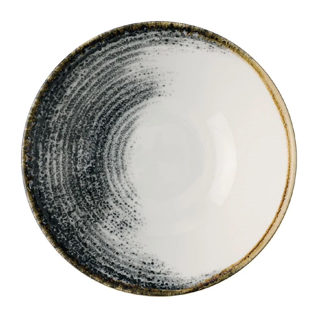 Churchill Homespun Accents Black Evolve Deep Bowls 190mm (6 Pack)