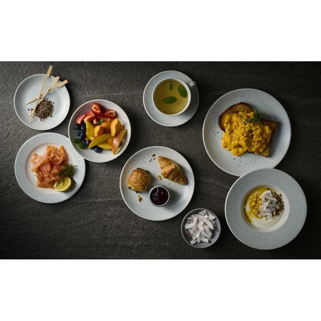 Churchill Delta Grey Saucers 156mm (12 Pack) - Image 2