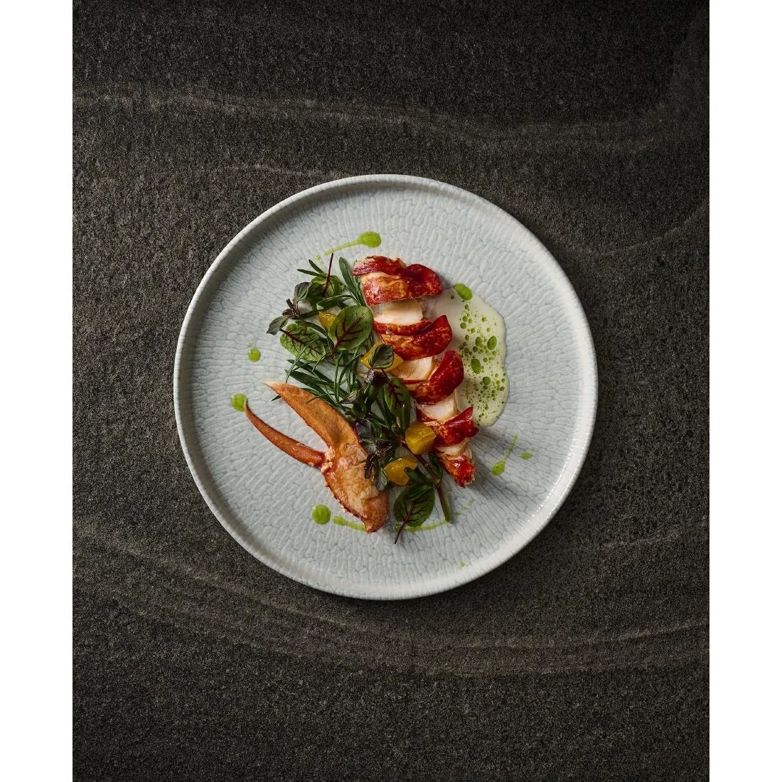 Churchill Delta Grey Walled Plates 210mm (6 Pack) - Image 4