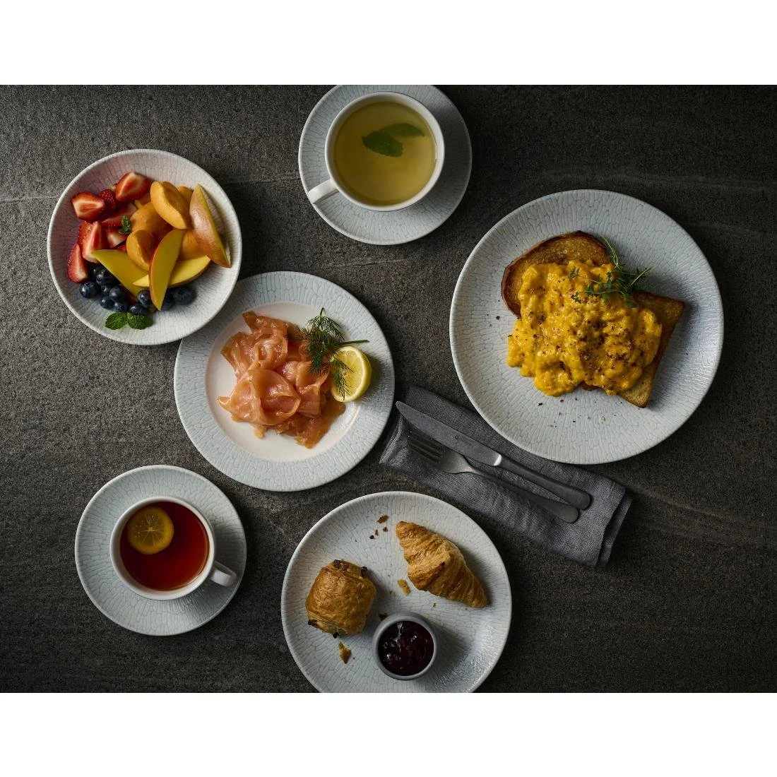 Churchill Delta Grey Saucers 156mm (12 Pack) - Image 4