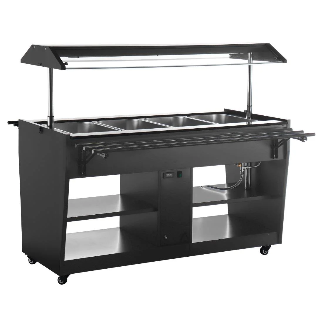 Buffalo Heated Buffet Bar Black