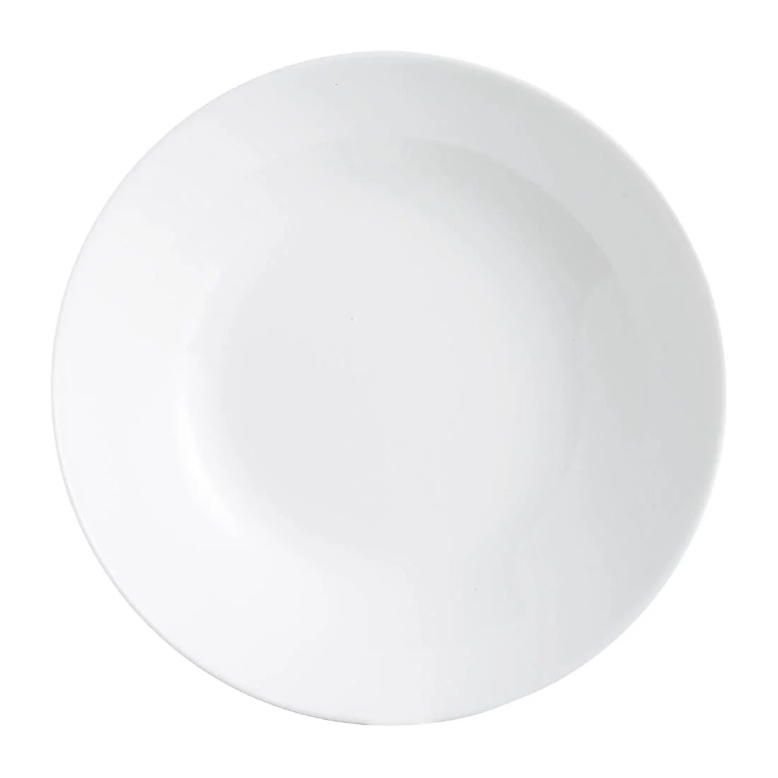 Luminarc Zelie Rimless Soup Plates White 200mm (12 Pack) - Image 1