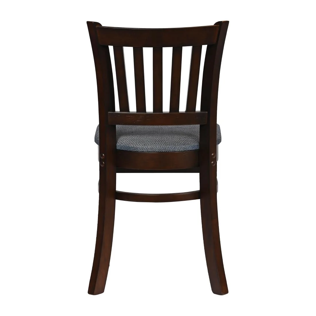 Turin Dining Table with 4 Manhattan Chairs in Dark Walnut with Shetland Smoke - Image 5