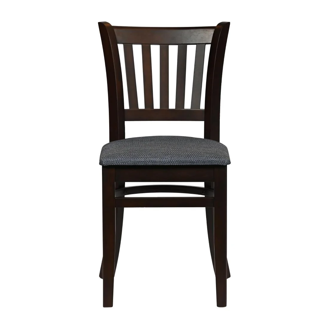 Turin Dining Table with 4 Manhattan Chairs in Dark Walnut with Shetland Sea - Image 2