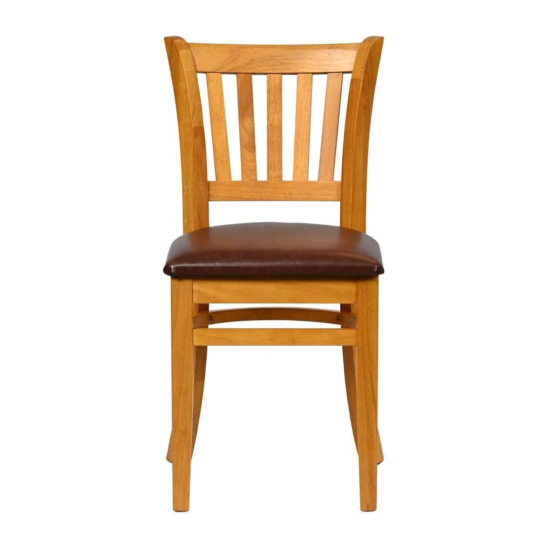 Turin Dining Table with 4 Manhattan Chairs in Soft Oak with Bison Espresso - Image 2