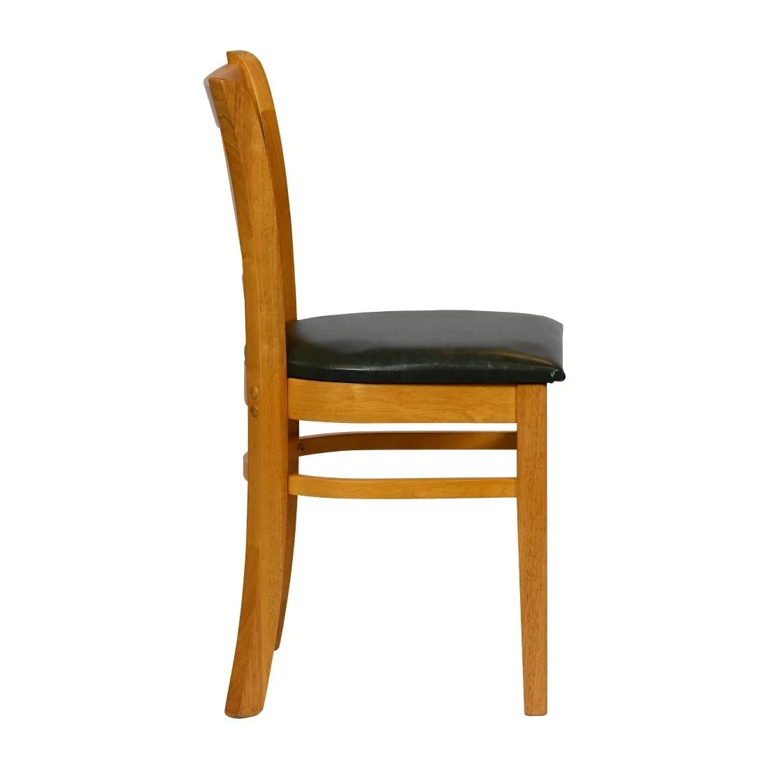 Turin Dining Table with 4 Manhattan Chairs in Soft Oak with Bison Cedar - Image 4