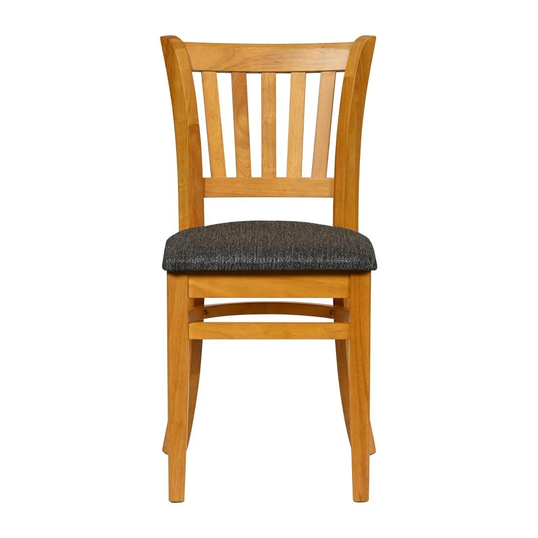 Turin Dining Table with 4 Manhattan Chairs in Soft Oak with Shetland Smoke - Image 2