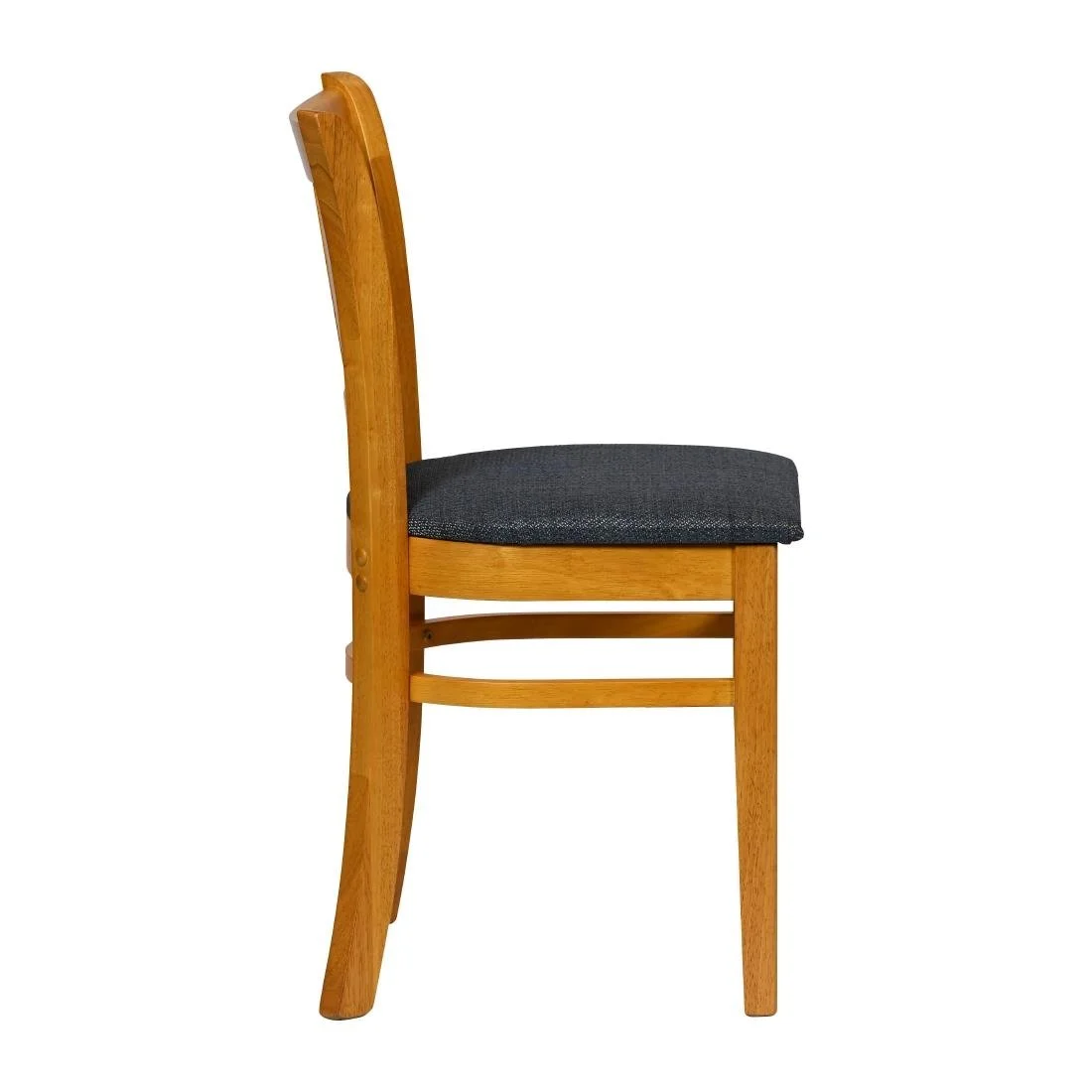 Turin Dining Table with 4 Manhattan Chairs in Soft Oak with Shetland Sea - Image 4